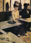 Edgar Degas Absinthe oil